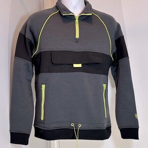 NWT WeSC 1/4 Zip Up Pullover Sweatshirt M